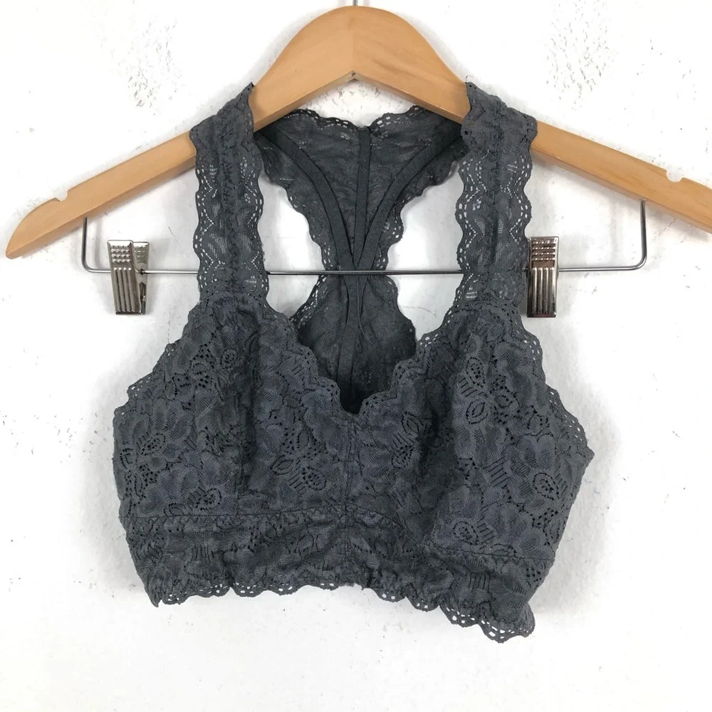 Felina Lace Gray Bralet Size S - Picture 5 of 7